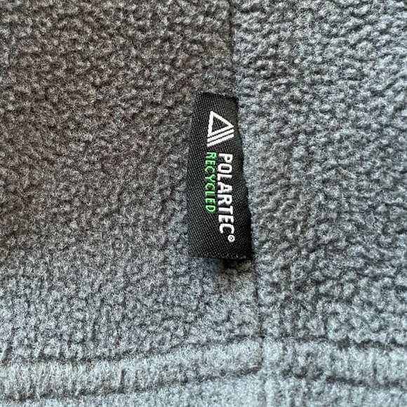 Eddie Bauer Polartec Fleece Vest Grey Men’s Medium Like New Synchilla Patagonia - Picture 2 of 5